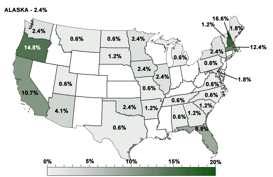 Demographics of Saltmarsh's in the US